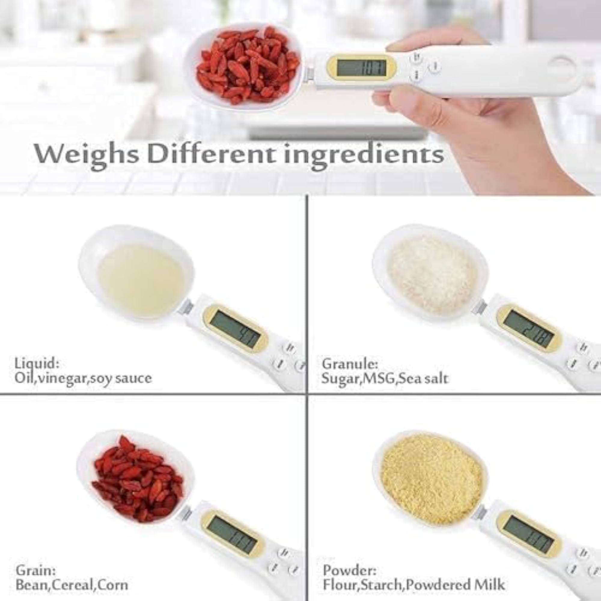 Digital Measuring Spoon Scale, 500 g/0.1 g